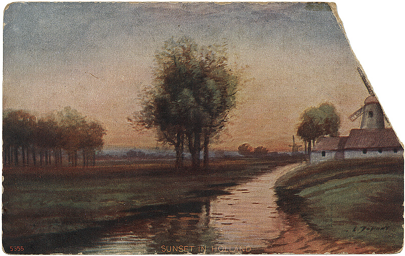 Kort fra Poul til hans mor. Kort fra Poul til hans mor.